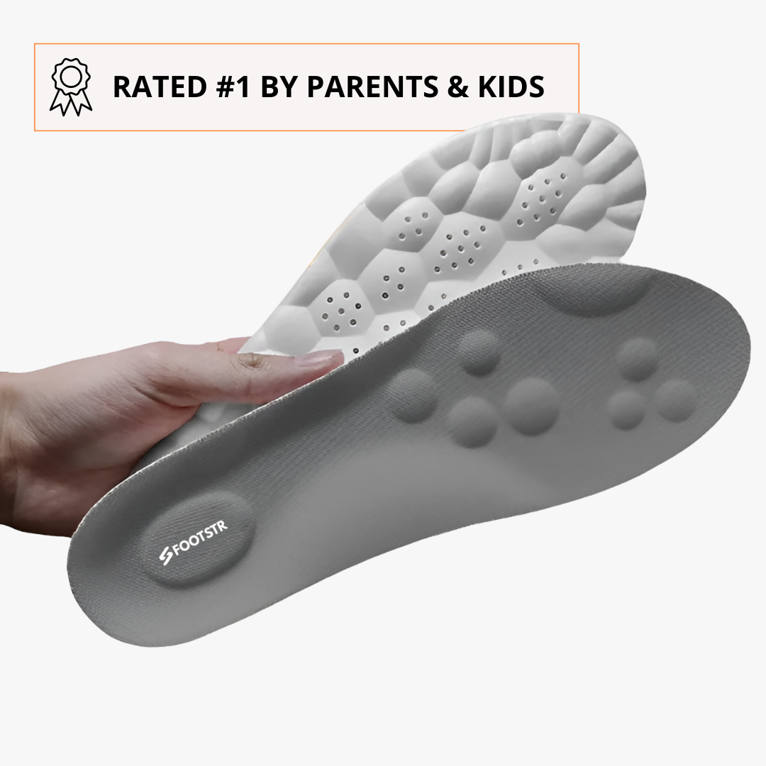 Footstr Pro insole fits trainers, school shoes and boots
