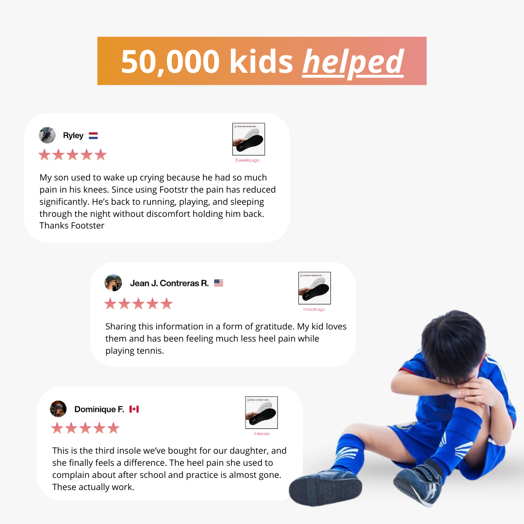 Footstr Pro insole - all-day support for children's feet